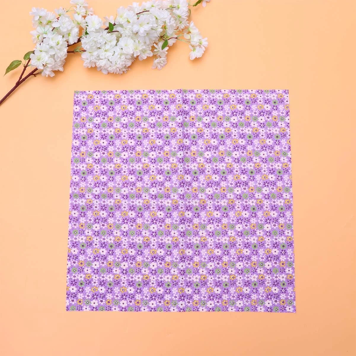 ZHANGZONG بسته 5 عددی پارچه های چاق پارچه ای، پارچه نخی، پارچه دست ساز DIY، پارچه لحاف دوزی، خیاطی، صنایع دستی DIY، تکه دوزی (بنفش) ZHANGZONG بسته 5 عددی پارچه های چاق پارچه ای، پارچه نخی، پارچه دست ساز DIY، پارچه لحاف دوزی، خیاطی، صنایع دستی DIY، تکه دوزی (بنفش)