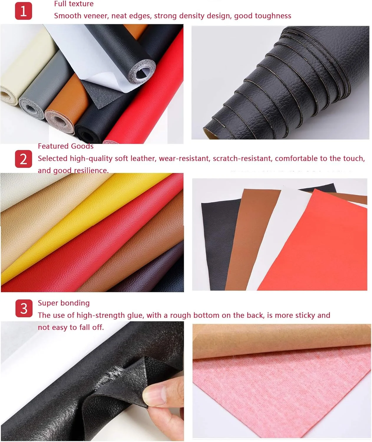 XCYYBB Self-adhesive Leather Fabric Faux Leather Fabric Leatherette Leathercloth Material Clothing Dressmaking Upholstery waterproof fabric Faux Leather Leatherette Upholstery Fabric -Gray 17# 1.35x8m XCYYBB Self-adhesive Leather Fabric Faux Leather Fabric Leatherette Leathercloth Material Clothing Dressmaking Upholstery waterproof fabric Faux Leather Leatherette Upholstery Fabric -Gray 17# 1.35x8m
