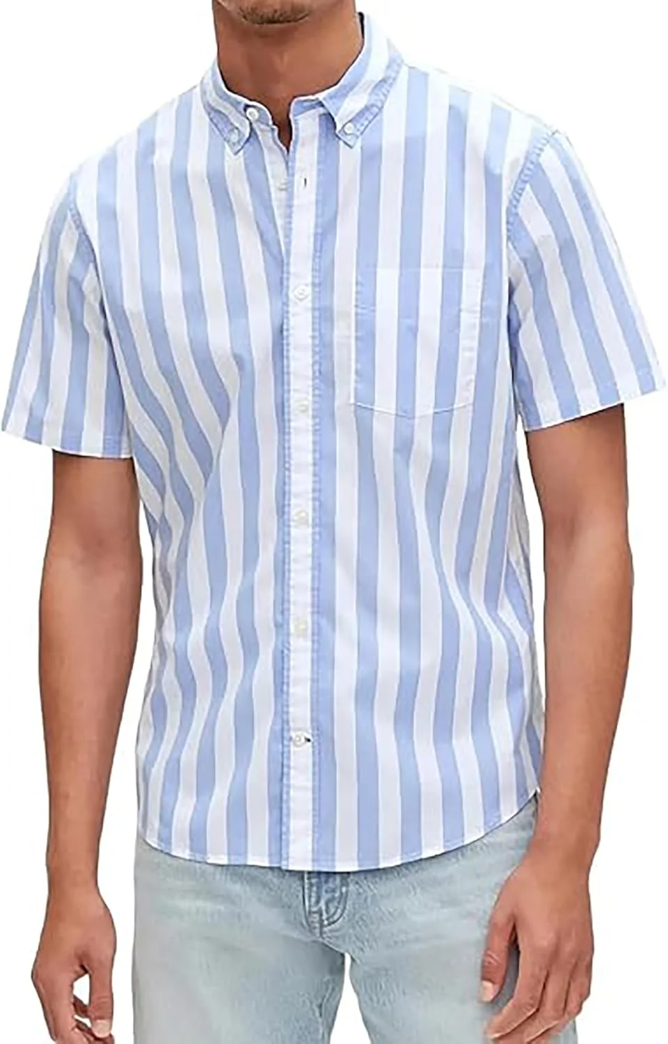 پیراهن پاپلین کشی مردانه گپ