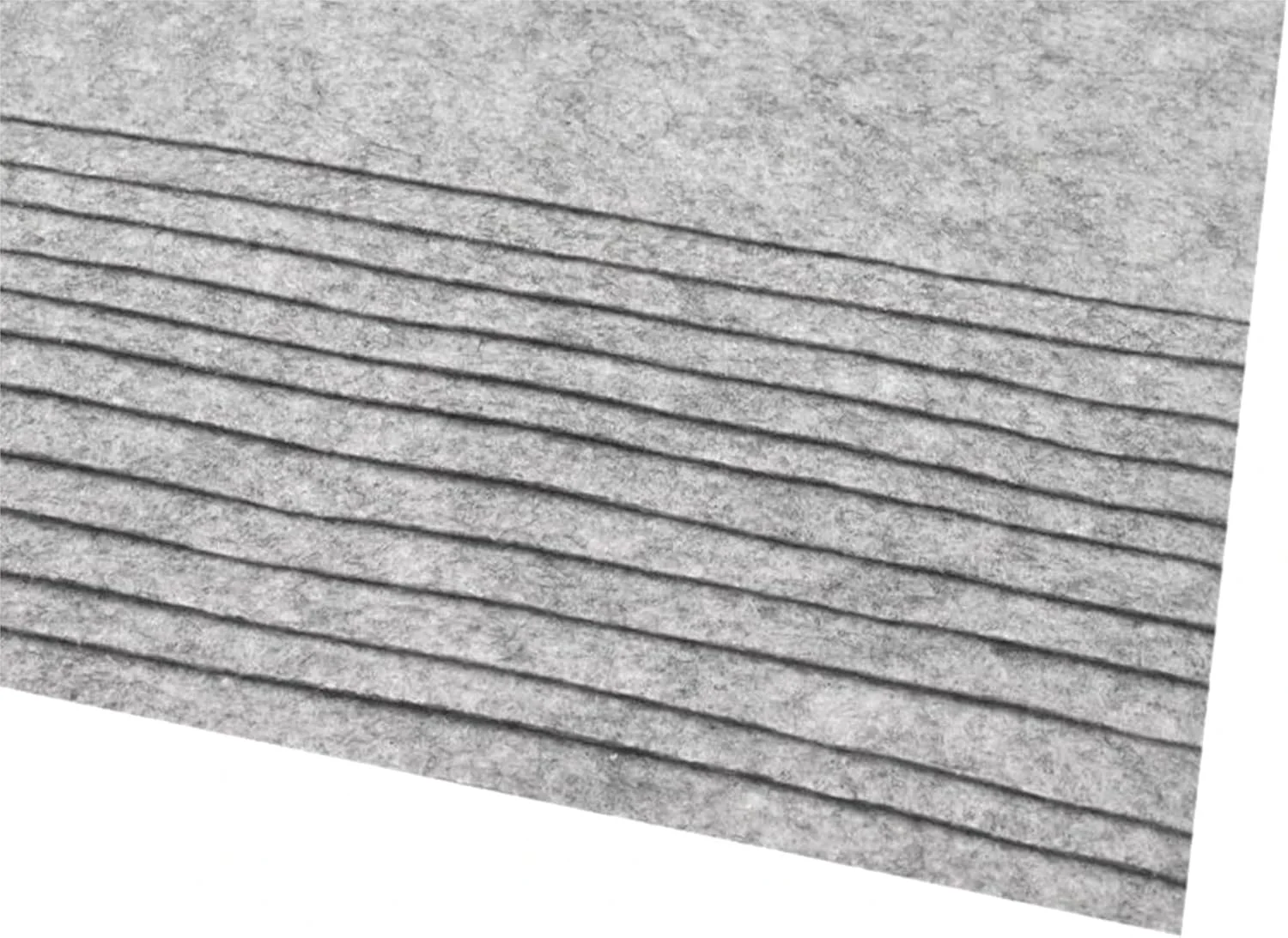 سایکلینگ کالرز 2 عدد پارچه نمدی رنگی مناسب برای کاردستی، خیاطی، اسکرپ بوک، تزئین و دکوپاژ، سایز A4 (20x30 سانتی متر)، ضخامت 1.1-1.4 میلی متر، جنس پلی استر، 166 گرم بر متر مربع - خاکستری روشن