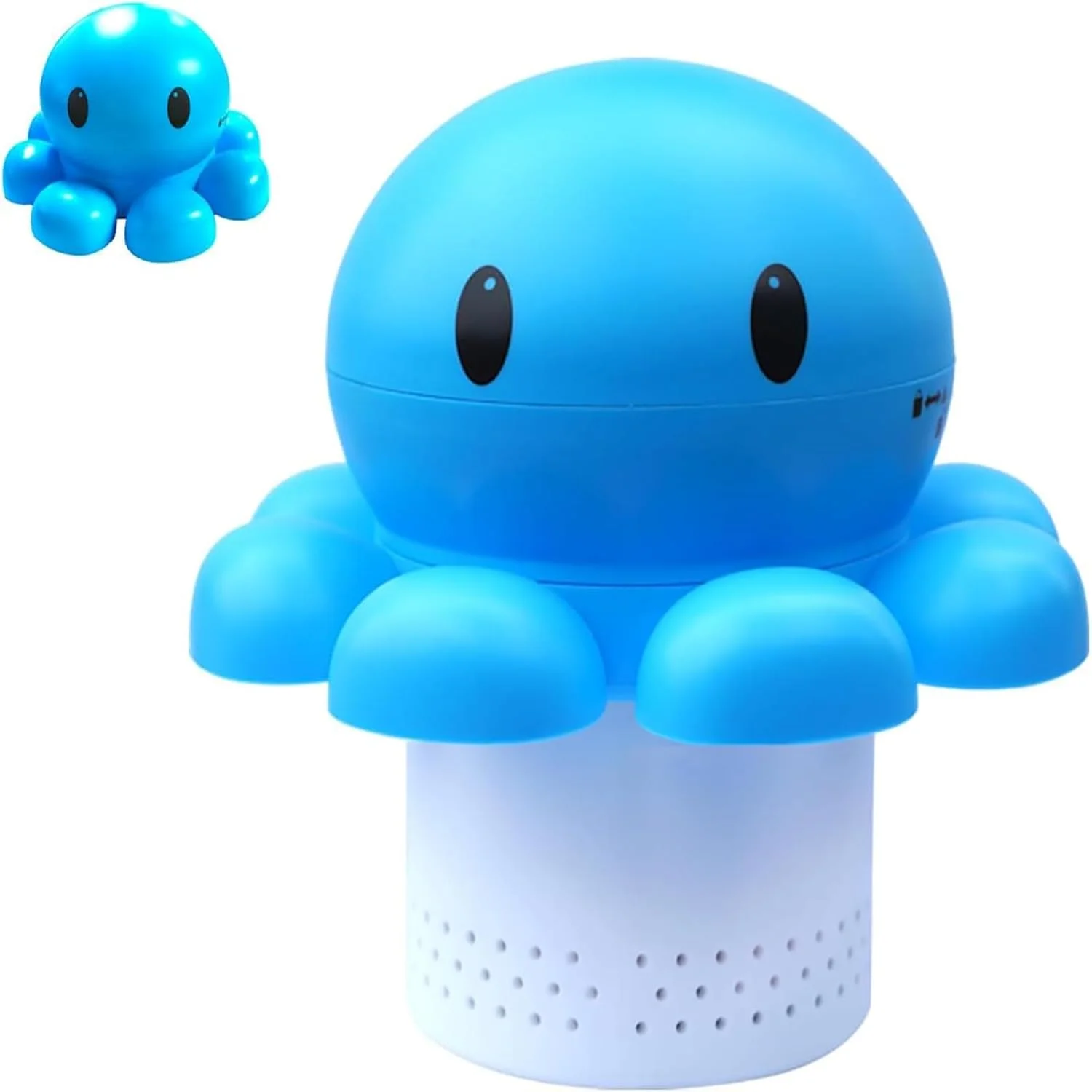 کلرزن شناور استخر KASTWAVE، برای قرص های 3 اینچی، 2 عدد کلرزن جریان قابل تنظیم 3 اینچی برای استخرها، وان های آب گرم و اسپا، پلاستیک ABS بادوام تاشو (آبی، زیبا)