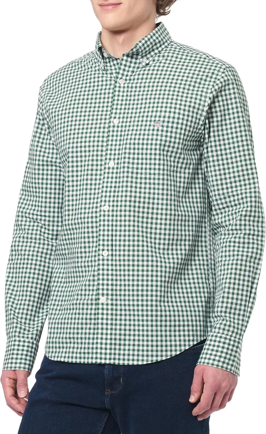 پیراهن مردانه گانت مدل Reg Classic Poplin Gingham