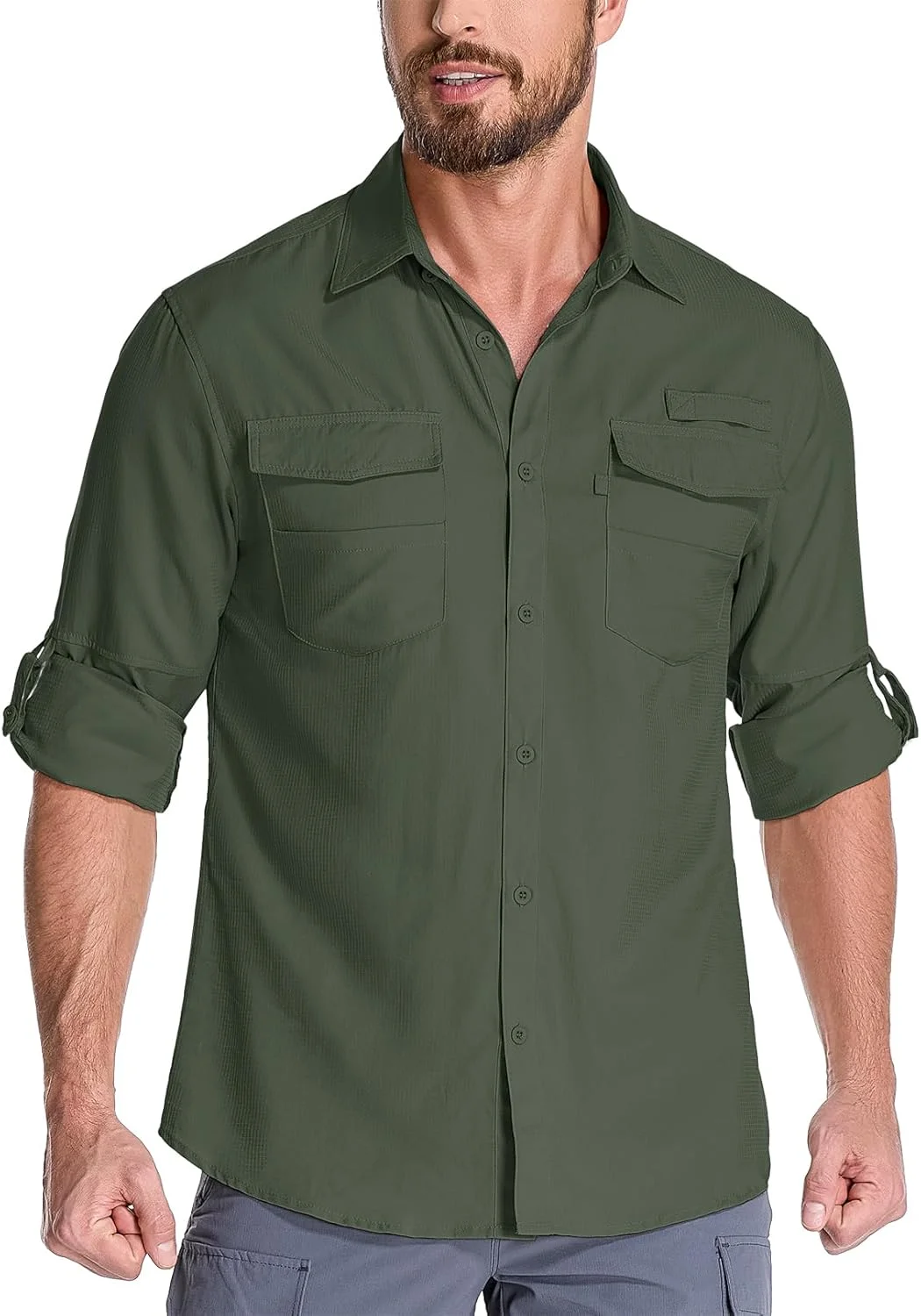 پیراهن سافاری آستین بلند زنانه Asfixiado با محافظت در برابر آفتاب UPF 50+ UV، خنک، زود خشک شونده، مناسب ماهیگیری، پیاده روی و فعالیت های بیرون از منزل