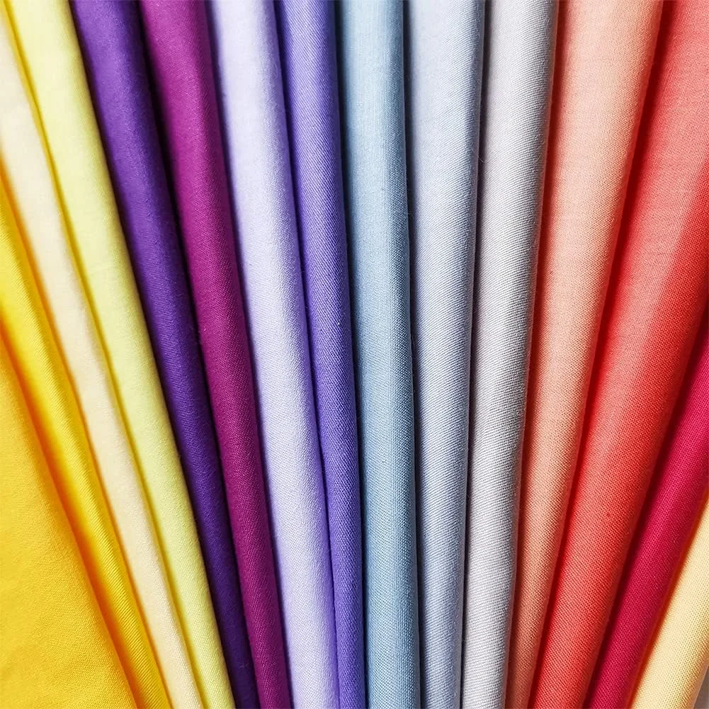 QiMicody 35 Pcs Quilting Fabric Bundles 8" x 8" (20cm×20cm) Solid Colors Pure Cotton, Precut Squares Sewing Quilting Patchwork Scraps for DIY Crafting QiMicody 35 Pcs Quilting Fabric Bundles 8" x 8" (20cm×20cm) Solid Colors Pure Cotton, Precut Squares Sewing Quilting Patchwork Scraps for DIY Crafting