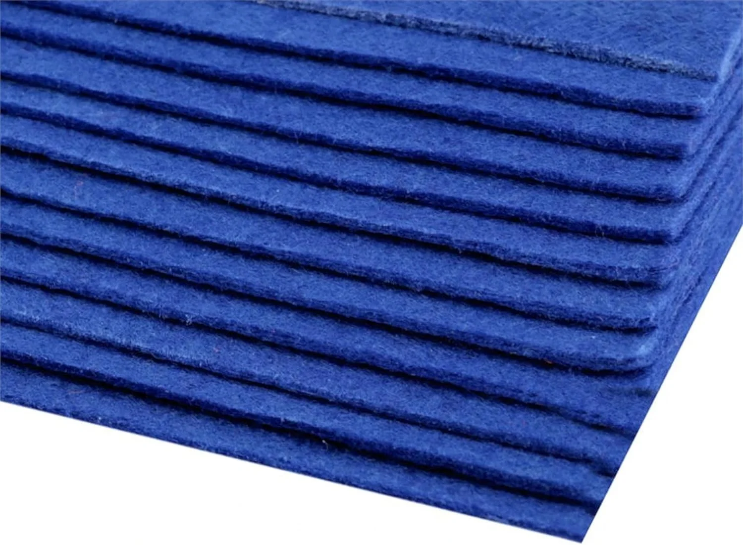 سایکلینگ کالرز 2 عدد پارچه نمدی رنگی مناسب برای کاردستی، خیاطی، اسکرپ بوک، تزئین و دکوپاژ، سایز A4 (20x30 سانتی متر)، ضخامت 2-3 میلی متر، پلی استر 416 گرم بر متر مربع - آبی یاقوتی