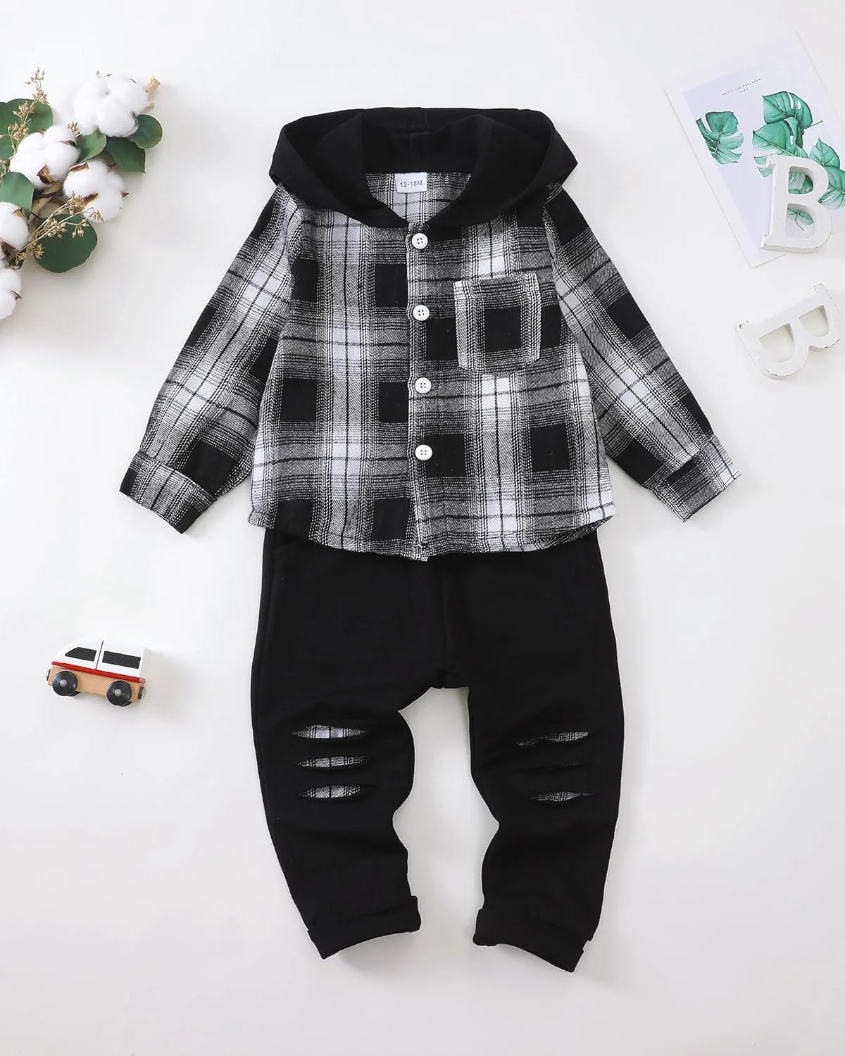 ست لباس پسرانه رنوتمی، شلوار و تیشرت کلاسیک، مناسب کودکان نوپا، ست لباس مد روز