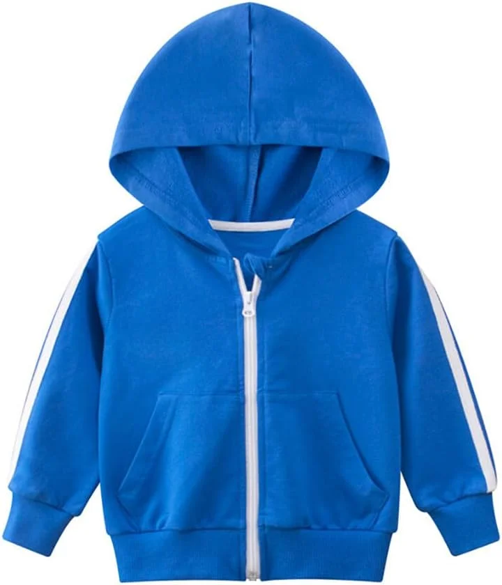 روکوسو هودی زیپ دار نوزاد پسرانه دخترانه، ژاکت کلاه دار پنبه ای اسپرت پاییزه روکوسو هودی زیپ دار نوزاد پسرانه دخترانه، ژاکت کلاه دار پنبه ای اسپرت پاییزه
