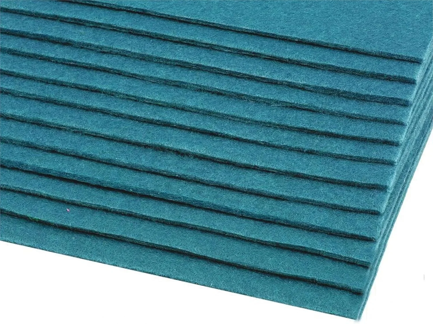 سایکلینگ کالرز 2 عدد پارچه نمدی رنگی مناسب برای کاردستی، خیاطی، اسکرپ بوک، تزئین و دکوپاژ، سایز A4 (20x30 سانتی متر)، ضخامت 2-3 میلی متر، پلی استر 416 گرم بر متر مربع - آبی فیروزه ای