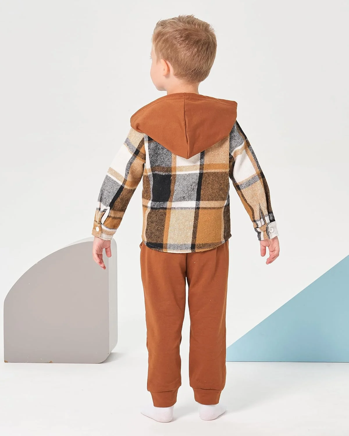 ست لباس پسرانه بچه گانه Renotemy، شلوار و بلوز کلاسیک، ست لباس مد روز