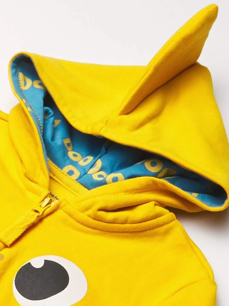 هودی زرد طرح کوسه کودک Pinkfong