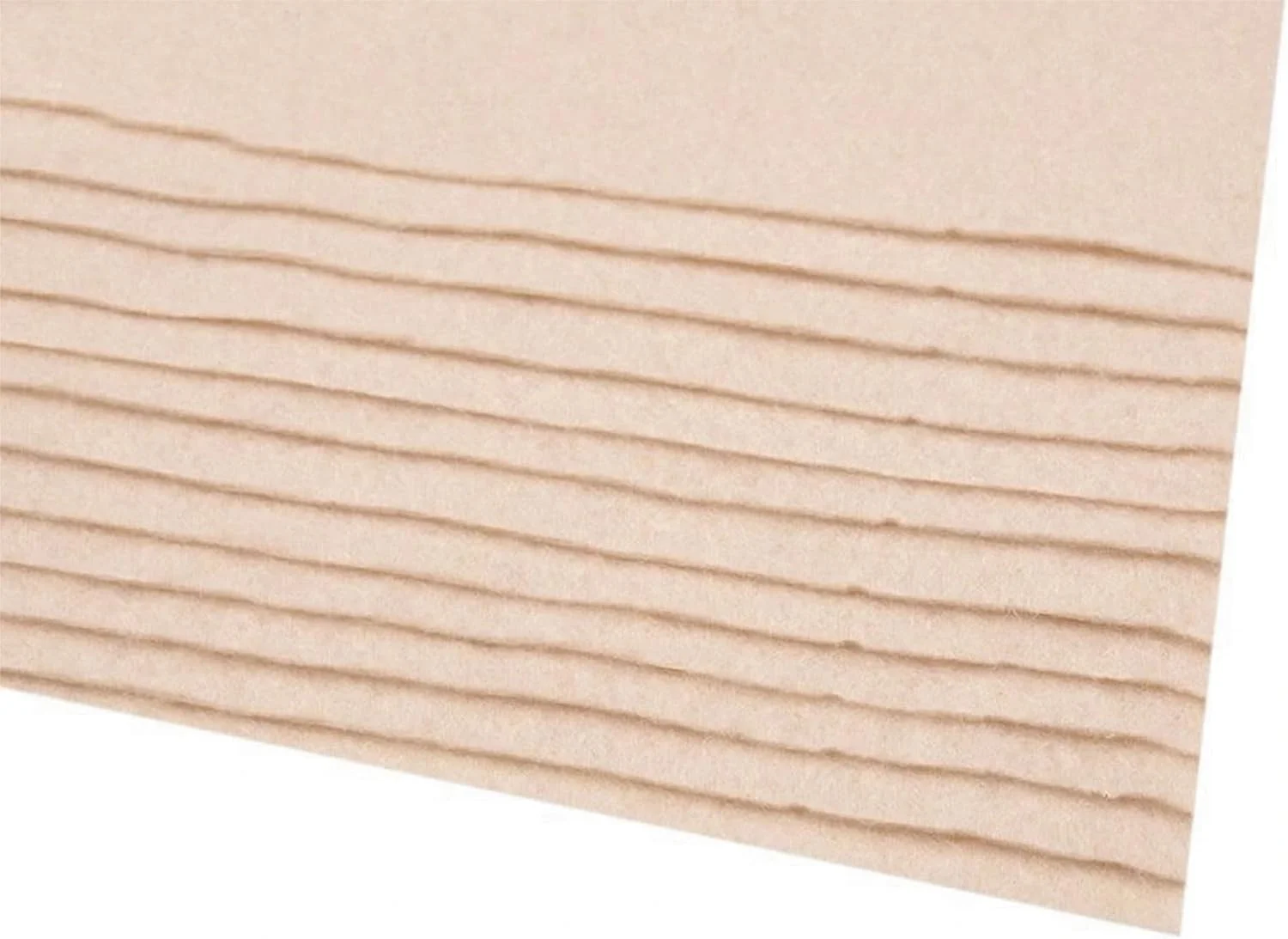 سایکلینگ کالرز 2 عدد پارچه نمدی رنگی مناسب برای کاردستی، خیاطی، اسکرپ بوک، تزئینات و دکوپاژ سایز A4 (20x30 سانتی متر) ضخامت 2-3 میلی متر، پلی استر 416 گرم بر متر مربع - رنگ پوست