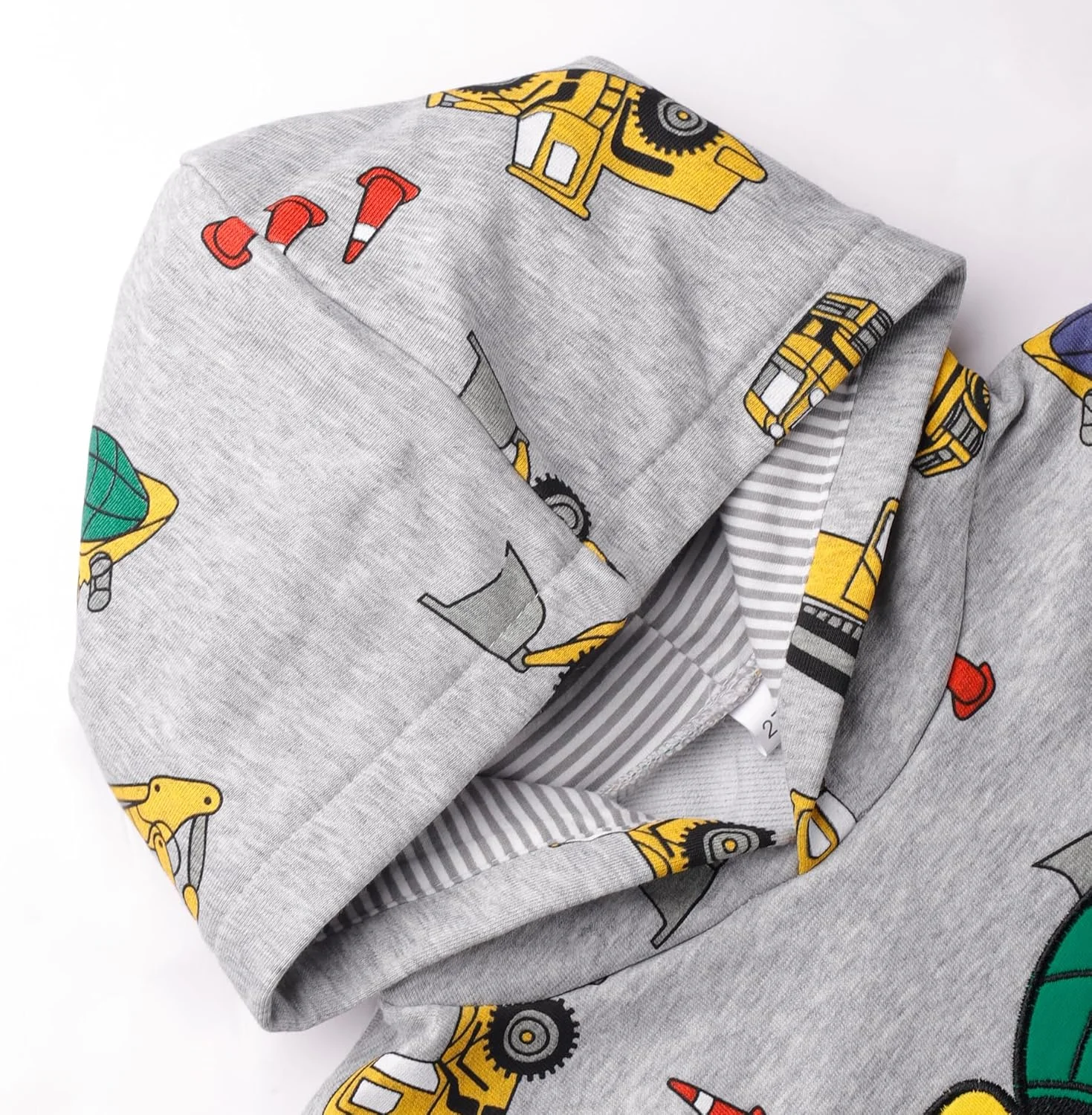 هودی پسرانه NUBEEHOHO - پلیور آستین بلند طرح دایناسور و ماشین آتش نشانی لباس زمستانی بچه گانه سایز 2T-7T هودی پسرانه NUBEEHOHO - پلیور آستین بلند طرح دایناسور و ماشین آتش نشانی لباس زمستانی بچه گانه سایز 2T-7T