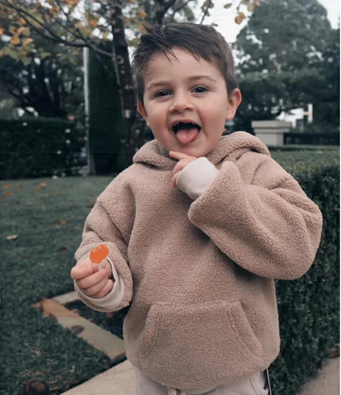 ماندیزی ژاکت پشمی کلاه دار لباس زمستانی دخترانه و پسرانه، ژاکت گرم و نرم کلاه دار، پلیور و لباس بیرونی