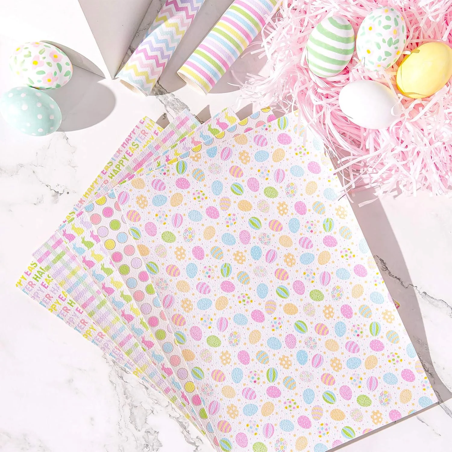 ورق چرم مصنوعی طرح دار Whaline Easter، 20x30 سانتی متر، طرح لیچی، چرم مصنوعی طرح خرگوش رنگارنگ، پارچه مناسب ساخت گوشواره، پاپیون مو، کاردستی، هدایای DIY، دکور، 12 عدد ورق چرم مصنوعی طرح دار Whaline Easter، 20x30 سانتی متر، طرح لیچی، چرم مصنوعی طرح خرگوش رنگارنگ، پارچه مناسب ساخت گوشواره، پاپیون مو، کاردستی، هدایای DIY، دکور، 12 عدد
