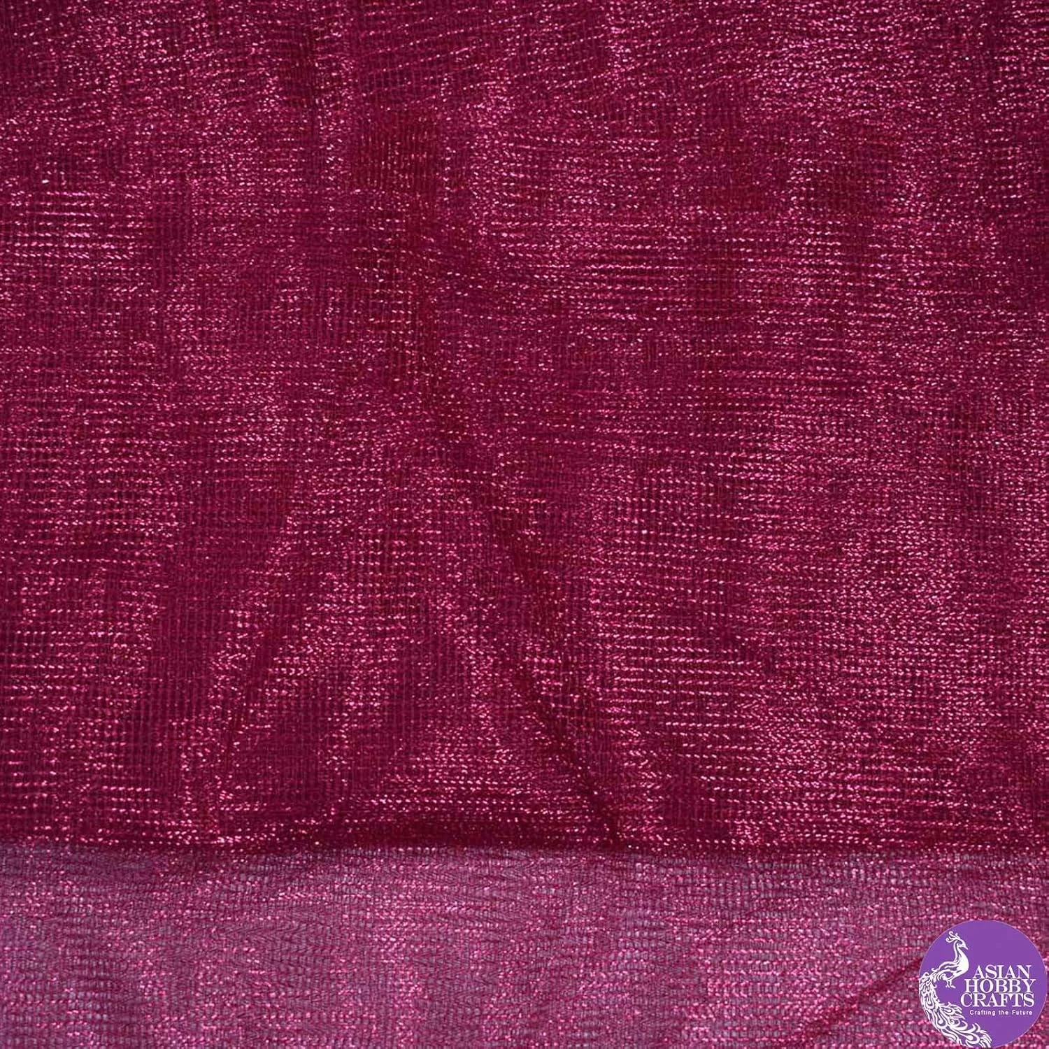 تور تزیینی گل Asian Hobby Crafts مناسب تزیین دسته گل (صورتی تیره، 14 متر) تور تزیینی گل Asian Hobby Crafts مناسب تزیین دسته گل (صورتی تیره، 14 متر)