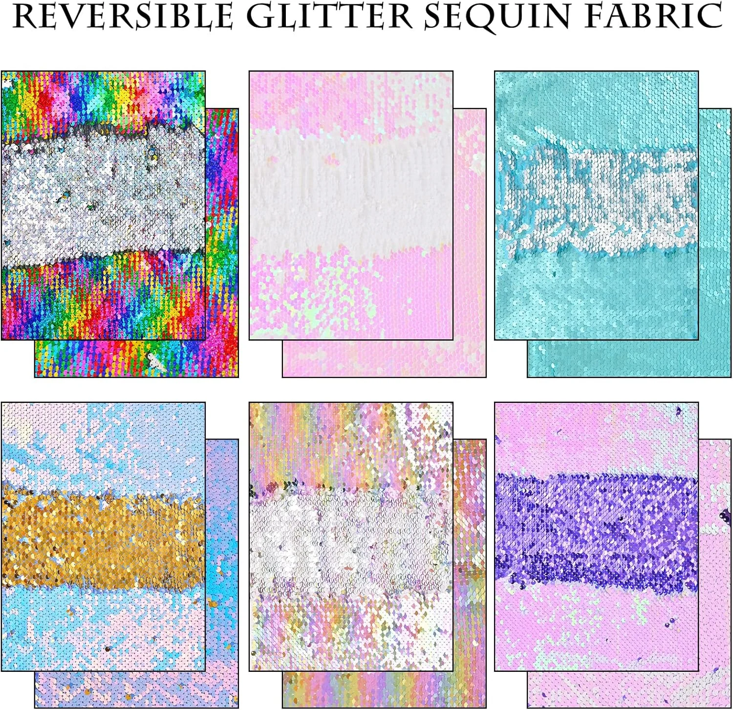 Memogizz 12pcs A4 Size One-Side Reversible Glitter Sequin Fabric, Colourful Sensory Items Stimulation Craft for Kids, Hobby Craft Fabric Sheets (A4 Size Pink) Memogizz 12pcs A4 Size One-Side Reversible Glitter Sequin Fabric, Colourful Sensory Items Stimulation Craft for Kids, Hobby Craft Fabric Sheets (A4 Size Pink)