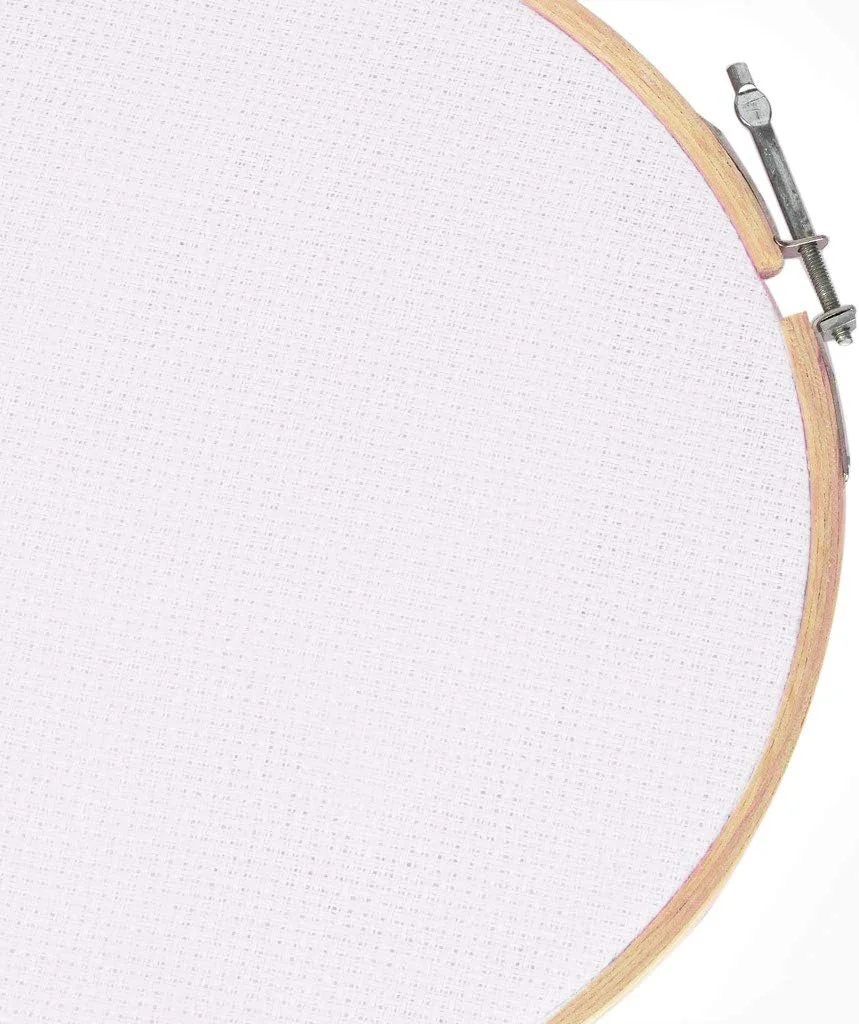 پارچه متقال گلدوزی Asian Hobby Crafts - مناسب گلدوزی - کوک ضربدری - سفید - 1 متر