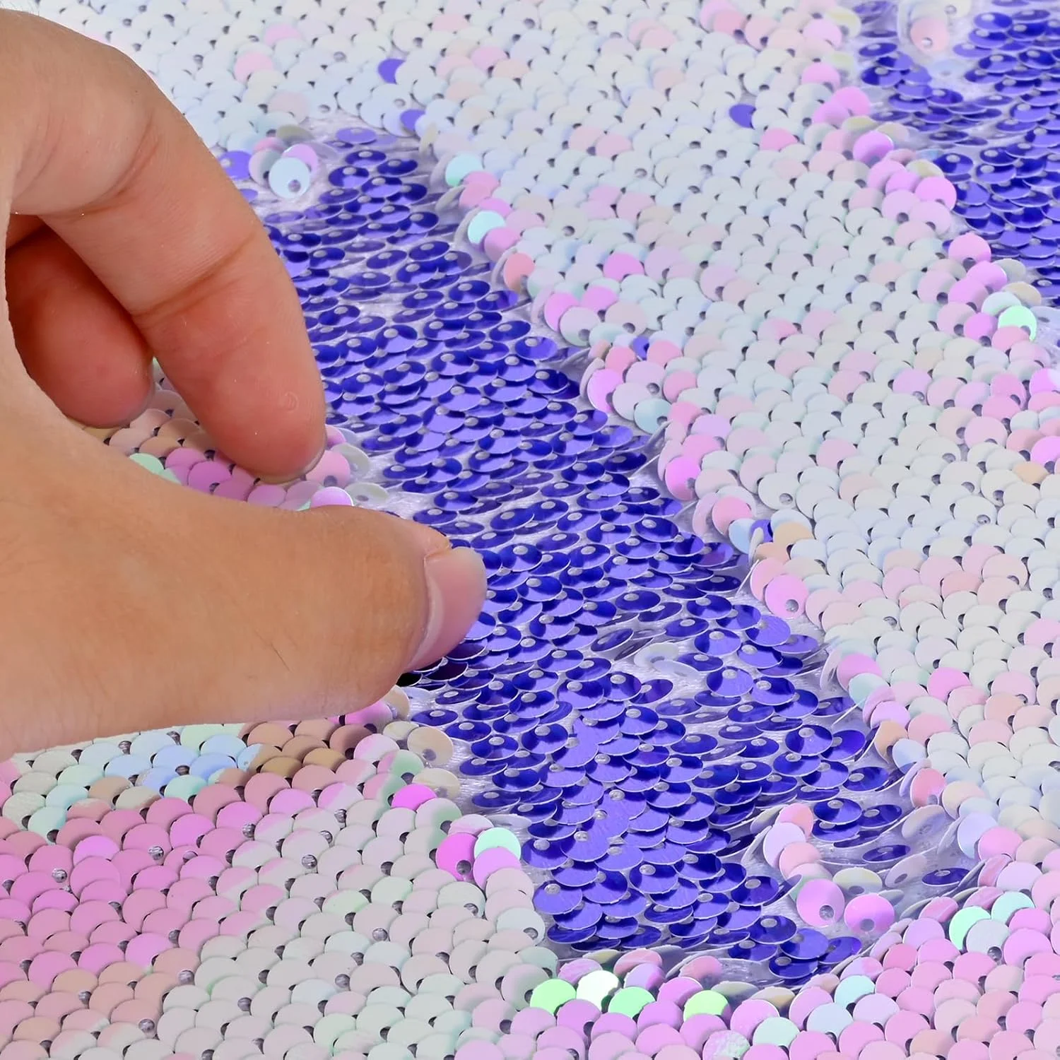 Memogizz 12pcs A4 Size One-Side Reversible Glitter Sequin Fabric, Colourful Sensory Items Stimulation Craft for Kids, Hobby Craft Fabric Sheets (A4 Size Pink) Memogizz 12pcs A4 Size One-Side Reversible Glitter Sequin Fabric, Colourful Sensory Items Stimulation Craft for Kids, Hobby Craft Fabric Sheets (A4 Size Pink)