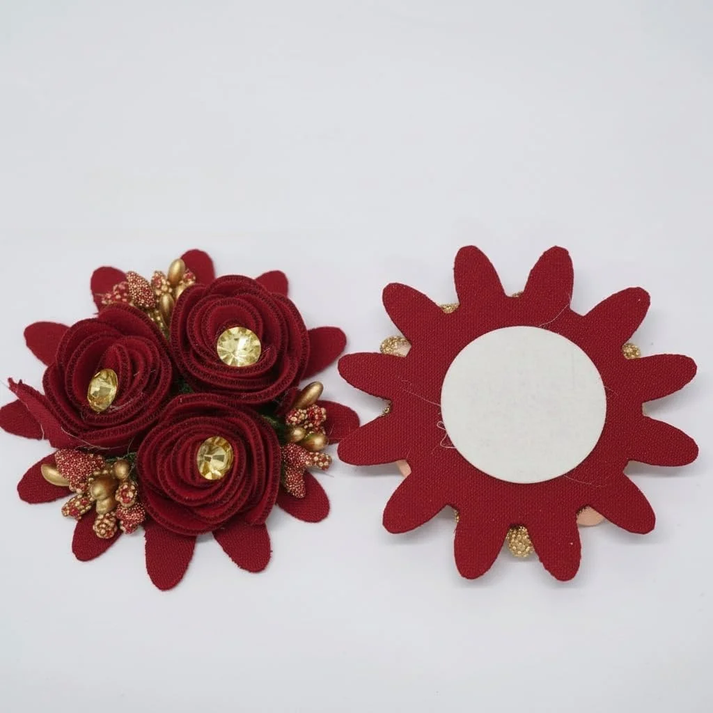 مجموعه گل پارچه ای Asian Hobby Crafts، 10 عددی (قرمز) مجموعه گل پارچه ای Asian Hobby Crafts، 10 عددی (قرمز)