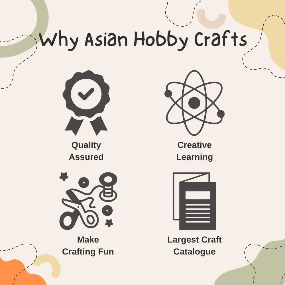 پارچه ماتی گلدوزی Asian Hobby Crafts (آبی-سبز)