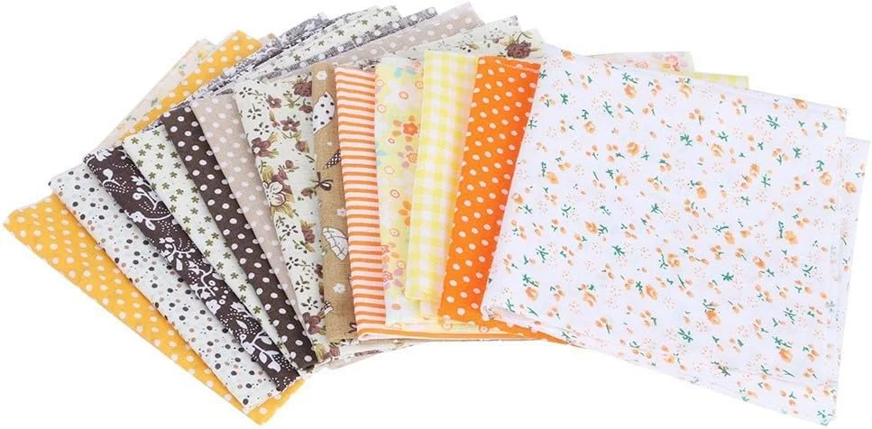 7Pcs Top Orange Cotton Craft Fabric Bundle Squares Patchwork DIY Sewing Scrapbooking Quilting Floral Dot Pattern Craft and Hobby Fabric, Craft and Hobby Fabric, Patchwork Cotton Fabric (25cm x 25cm) 7Pcs Top Orange Cotton Craft Fabric Bundle Squares Patchwork DIY Sewing Scrapbooking Quilting Floral Dot Pattern Craft and Hobby Fabric, Craft and Hobby Fabric, Patchwork Cotton Fabric (25cm x 25cm)