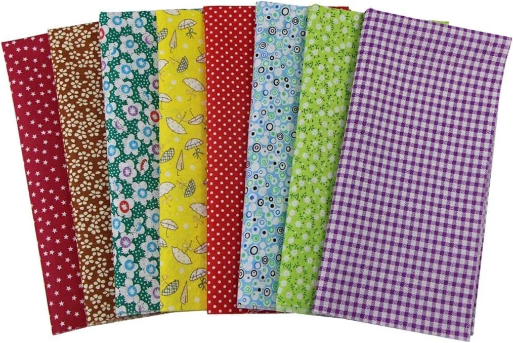 بسته 8 عددی پارچه نخی Jukway، مربع های 50x50 سانتی متری، پارچه نخی طرح دار برای تکه دوزی، کاردستی، خیاطی، تزئین، اسکرپ بوک، کارهای دستی، هنر و سرگرمی (چند رنگ) بسته 8 عددی پارچه نخی Jukway، مربع های 50x50 سانتی متری، پارچه نخی طرح دار برای تکه دوزی، کاردستی، خیاطی، تزئین، اسکرپ بوک، کارهای دستی، هنر و سرگرمی (چند رنگ)