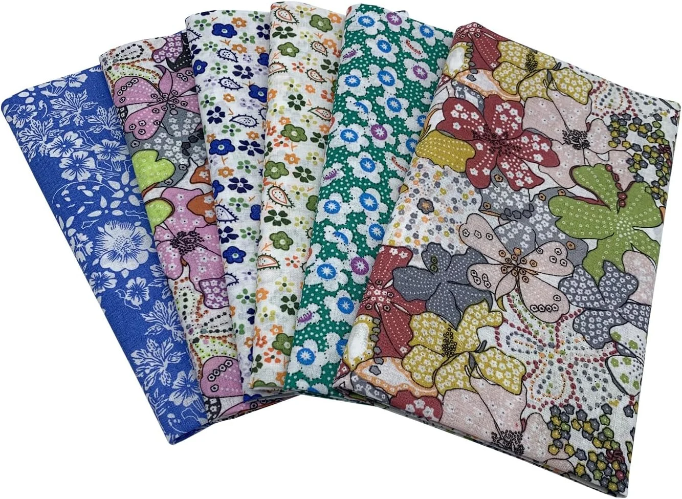 aufodara پارچه نخی 6 تکه 50x80 سانتی متر، پارچه های صنایع دستی، پارچه پنبه ای بزرگ، پارچه تکه دوزی، پارچه های خلاقانه خیاطی، متریال برای سرگرمی های خلاقانه دست ساز (رنگی 01#) aufodara پارچه نخی 6 تکه 50x80 سانتی متر، پارچه های صنایع دستی، پارچه پنبه ای بزرگ، پارچه تکه دوزی، پارچه های خلاقانه خیاطی، متریال برای سرگرمی های خلاقانه دست ساز (رنگی 01#)