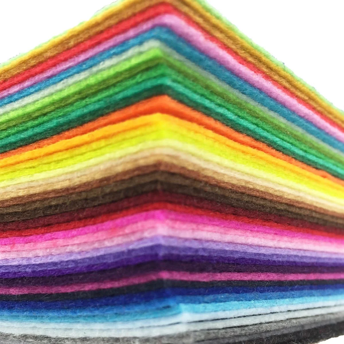 فlic-flac بسته 42 عددی پارچه نمدی A4 در 42 رنگ مختلف، سایز 20cm*30cm مناسب برای تکه دوزی و کارهای هنری DIY فlic-flac بسته 42 عددی پارچه نمدی A4 در 42 رنگ مختلف، سایز 20cm*30cm مناسب برای تکه دوزی و کارهای هنری DIY