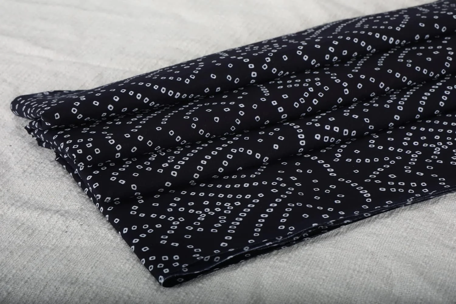 پارچه نخی 3 یاردی Trade Star، چاپ دستی هندی، مناسب برای دوخت لباس، پارچه طرح دار قومی، مناسب برای کورتی، پارچه لباس زنانه عرض 112 سانتی متر (طرح 3، 3 یارد)