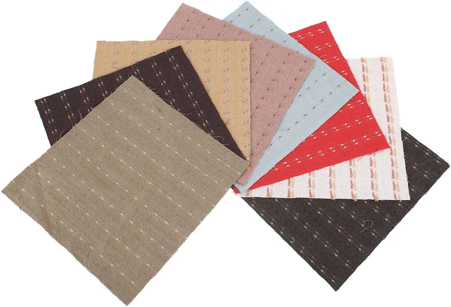 پارچه لحاف دوزی سوراندی 8 عددی 20x20 سانتی متر، پارچه نخی تکه دوزی، پارچه طرح قطره ای چند رنگ برای خیاطی، اسکرپ بوک، لحاف دوزی، کیف و کیف پول طرح نقطه ای پارچه لحاف دوزی سوراندی 8 عددی 20x20 سانتی متر، پارچه نخی تکه دوزی، پارچه طرح قطره ای چند رنگ برای خیاطی، اسکرپ بوک، لحاف دوزی، کیف و کیف پول طرح نقطه ای