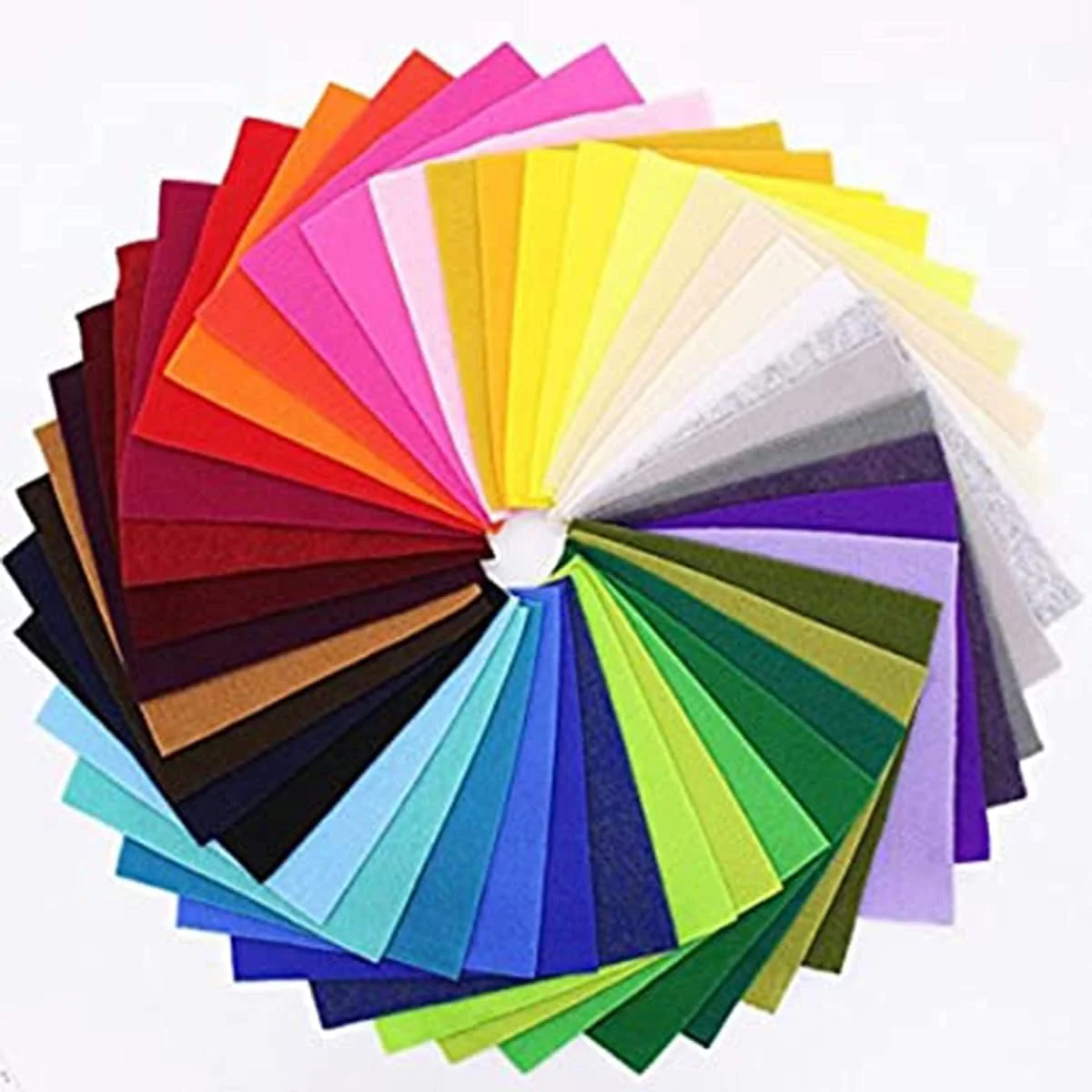 برگههای پارچه نمدی خزنه، پارچههای نساجی مربعی رنگی متنوع برای هنر و صنایع دستی، کاردستیهای DIY برای گلهای نمدی، زیر لیوانی نمدی، جواهرات نمدی، استیکرهای نمدی، 40 عدد برگههای پارچه نمدی خزنه، پارچههای نساجی مربعی رنگی متنوع برای هنر و صنایع دستی، کاردستیهای DIY برای گلهای نمدی، زیر لیوانی نمدی، جواهرات نمدی، استیکرهای نمدی، 40 عدد