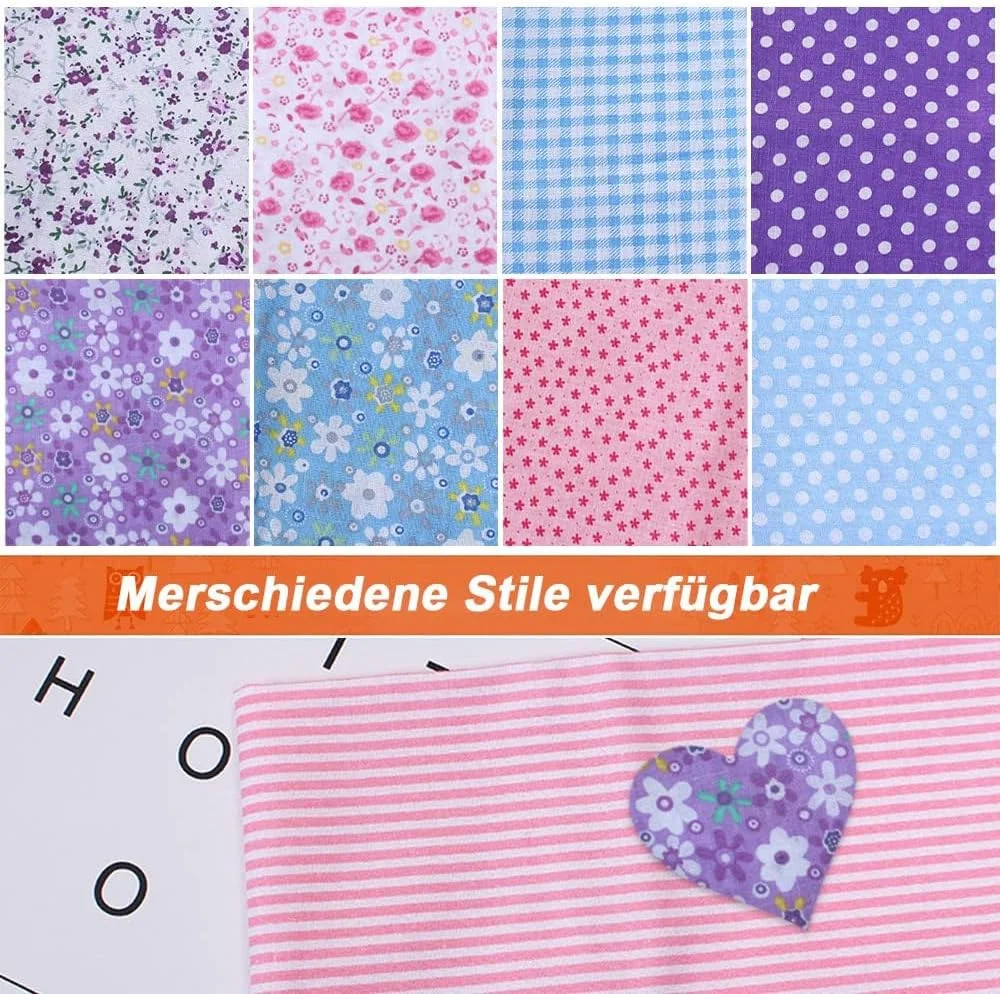 پارچه نخی ضخیم طرح دار KOWVOWZ مناسب برای تکه دوزی، پارچه طرح دار DIY، تکه دوزی 25 سانتی متری، 100% پنبه ای برای خیاطی، تکه دوزی، بدون تکرار طرح پارچه نخی ضخیم طرح دار KOWVOWZ مناسب برای تکه دوزی، پارچه طرح دار DIY، تکه دوزی 25 سانتی متری، 100% پنبه ای برای خیاطی، تکه دوزی، بدون تکرار طرح