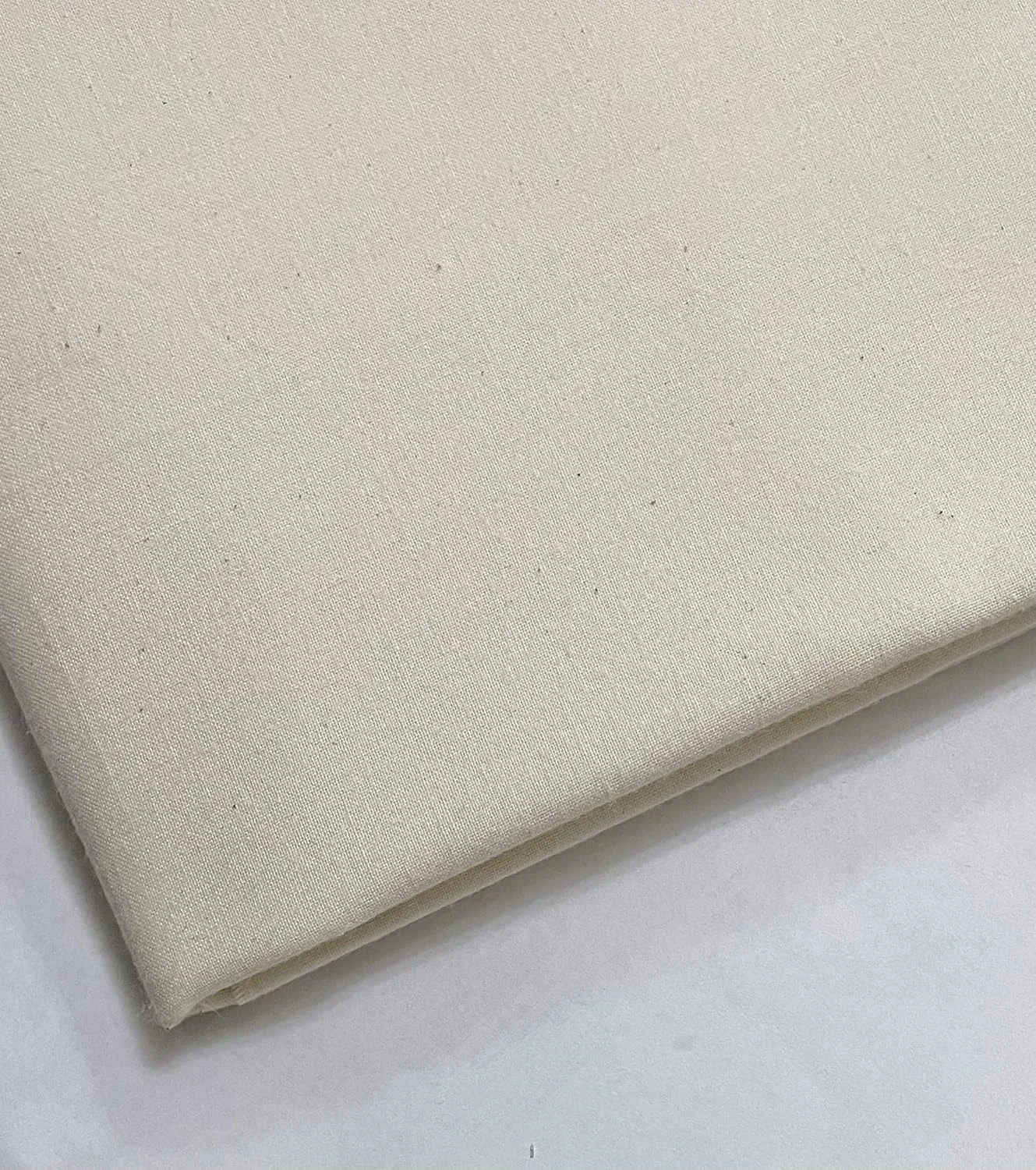 پارچه کرباس طبیعی 100% پنبه M & J - وزن متوسط - عرض فوق العاده 160 سانتی متر (1 متر)