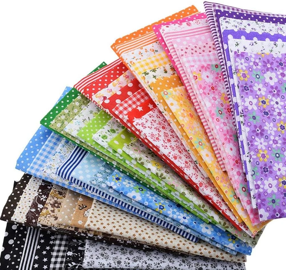 پارچه گلدار HBSTUDIO، بسته 56 عددی پارچه نخی 25cm x 25cm مربعی، تکه دوزی از پیش برش خورده چند رنگ و طرح های مختلف برای خیاطی، لحاف دوزی، کاردستی، پارچه کاردستی مهمانی خانگی ماسک خیاطی DIY پارچه گلدار HBSTUDIO، بسته 56 عددی پارچه نخی 25cm x 25cm مربعی، تکه دوزی از پیش برش خورده چند رنگ و طرح های مختلف برای خیاطی، لحاف دوزی، کاردستی، پارچه کاردستی مهمانی خانگی ماسک خیاطی DIY