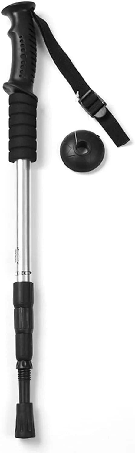 Trekking Poles for Hiking, 4 Sections Telescopic Walking Sticks, Aluminum Hiking Sticks Antishock Light Weight, for Outdoor Tourism, Camping, Mountain Climbing
