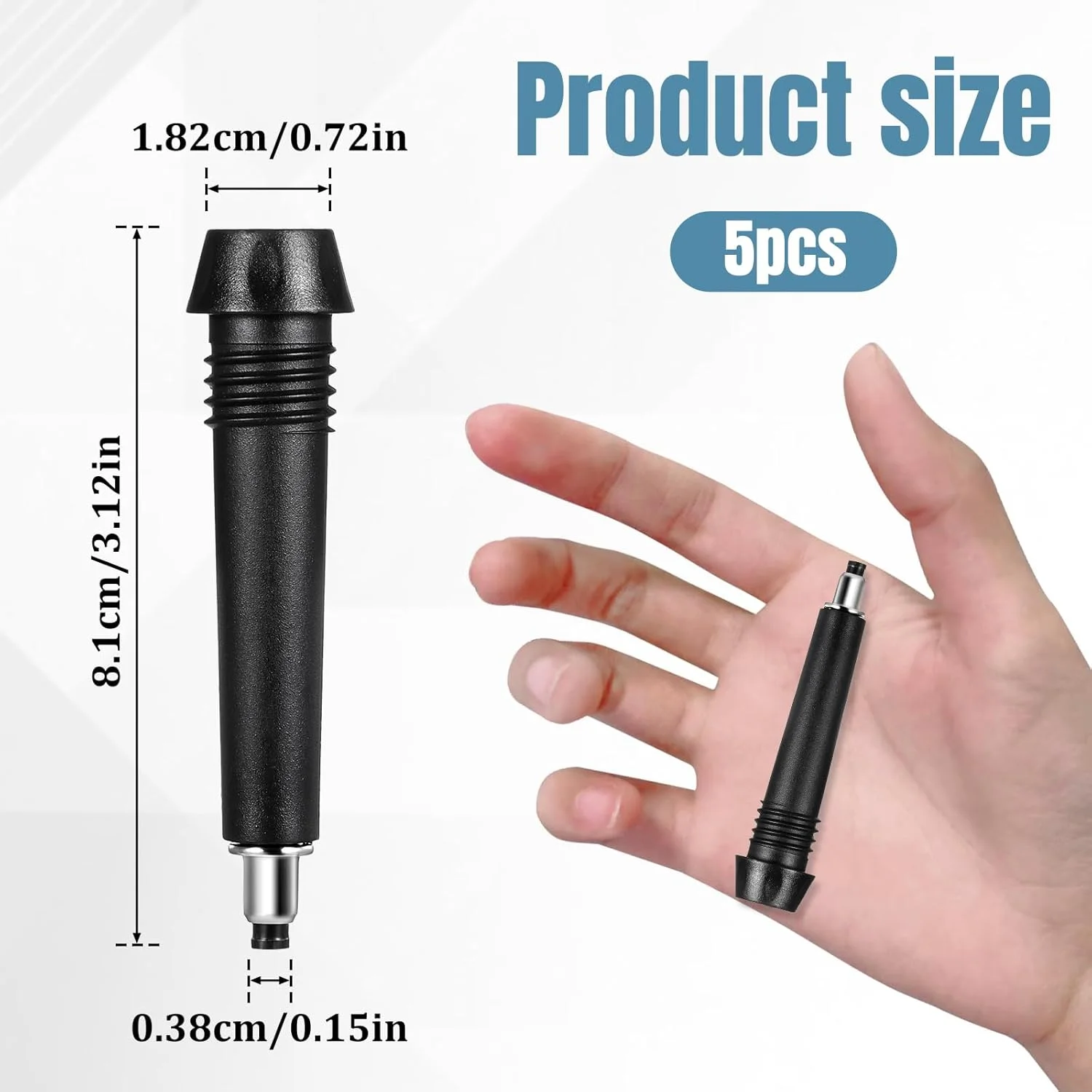 5 Pack Trekking Pole Tips Replacement Walking Sticks Tip Protectors Carbide Poles Tip Universal Hiking Stick Tips for Outdoor Climbing Snow Mud 5 Pack Trekking Pole Tips Replacement Walking Sticks Tip Protectors Carbide Poles Tip Universal Hiking Stick Tips for Outdoor Climbing Snow Mud