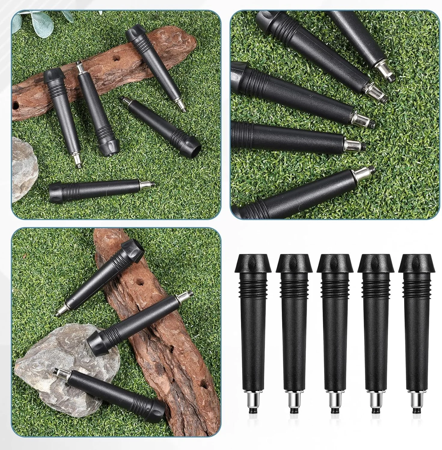5 Pack Trekking Pole Tips Replacement Walking Sticks Tip Protectors Carbide Poles Tip Universal Hiking Stick Tips for Outdoor Climbing Snow Mud 5 Pack Trekking Pole Tips Replacement Walking Sticks Tip Protectors Carbide Poles Tip Universal Hiking Stick Tips for Outdoor Climbing Snow Mud
