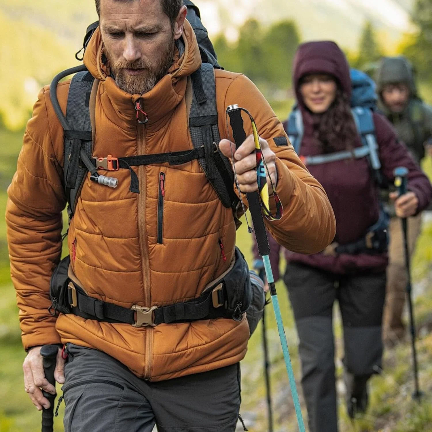 Trekking Poles for Hiking | Camping Sticks - Portable Quick Lock System Retractable Pole for Men Women Climbing Running Backpacking Hiking Outdoor Activities Trekking Poles for Hiking | Camping Sticks - Portable Quick Lock System Retractable Pole for Men Women Climbing Running Backpacking Hiking Outdoor Activities