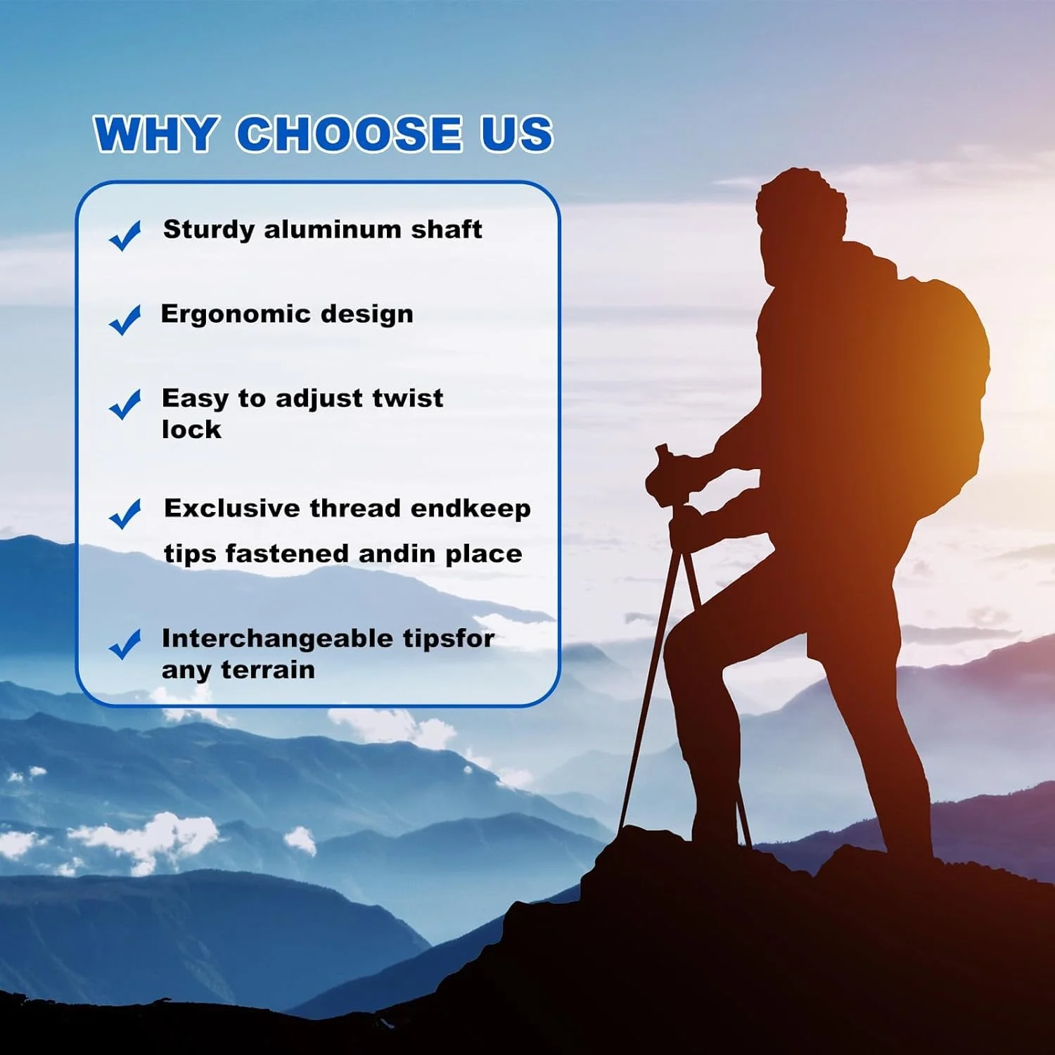 باتوم کوهنوردی برای پیاده روی و عصای کوهنوردی، تاشو و سبک وزن، دسته های چوب پنبه ای واقعی و فوم EVA راحت، لوازم ضروری کوهنوردی برای مردان، زنان و سالمندان، ست 2 عددی، مشکی باتوم کوهنوردی برای پیاده روی و عصای کوهنوردی، تاشو و سبک وزن، دسته های چوب پنبه ای واقعی و فوم EVA راحت، لوازم ضروری کوهنوردی برای مردان، زنان و سالمندان، ست 2 عددی، مشکی