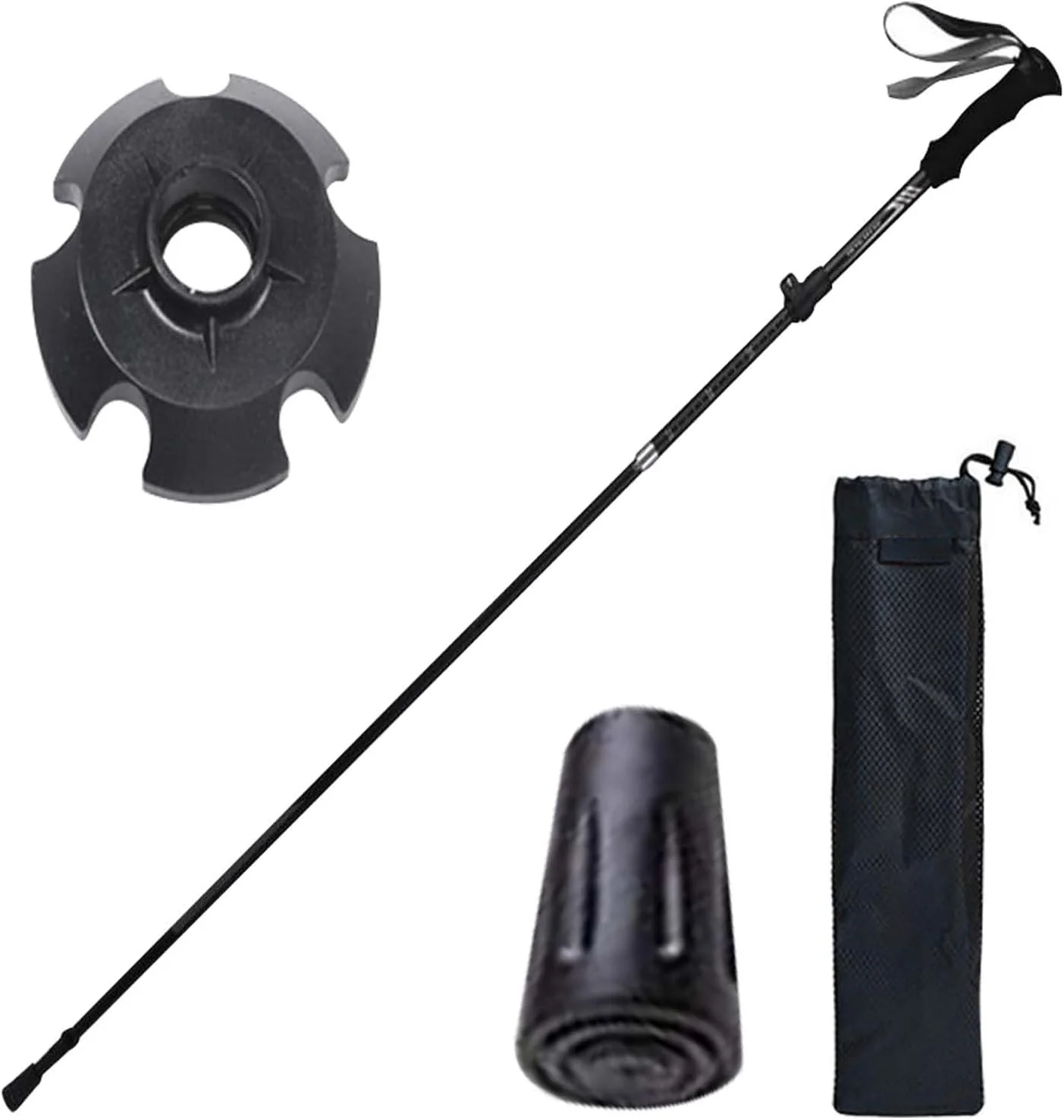 باتوم کوهنوردی تاشو - عصای کوهنوردی، باتوم ترکینگ تاشو برای فضای باز، کوهنوردی، کوله گردی، کمپینگ، بقا، پیاده روی، زنان، مردان