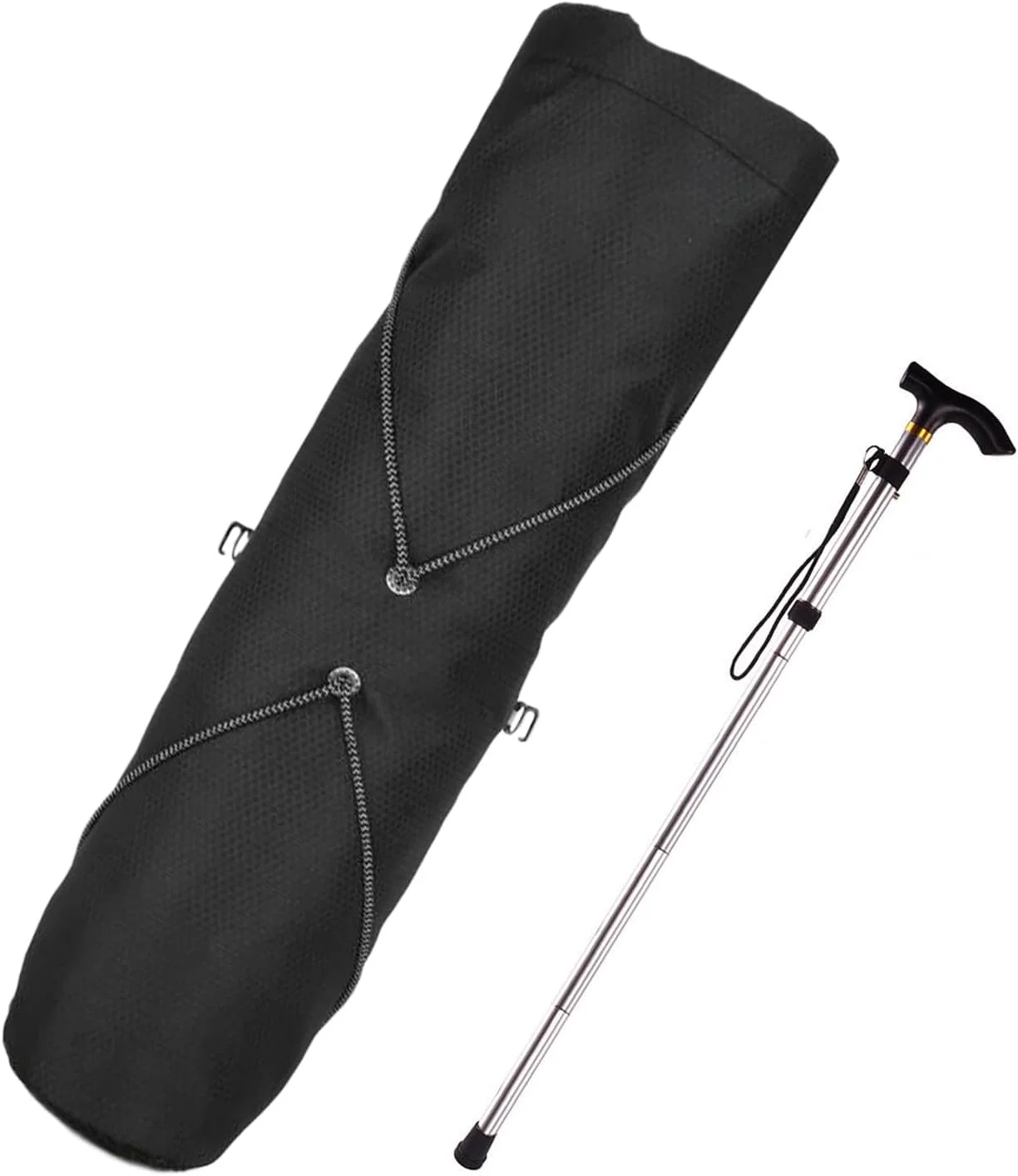 کیف باتوم کوهنوردی - کیف سبک وزن برای نگهداری چوب کوهنوردی - لوازم جانبی تاشو برای کوهنوردان، مسافرت، کوله گردی، کمپینگ و دوندگان