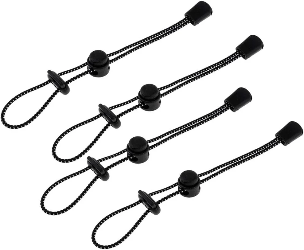 4 عدد نگهدارنده باتوم کوهنوردی کوله پشتی، سگک تثبیت کننده باتوم پیاده روی، طناب الاستیک، سگک طناب کوله پشتی برای کوهنوردی، ترکینگ و فعالیت های فضای باز.