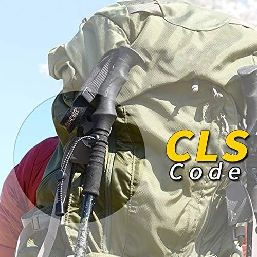 4 عدد نگهدارنده باتوم کوهنوردی کوله پشتی، سگک تثبیت کننده باتوم پیاده روی، طناب الاستیک، سگک طناب کوله پشتی برای کوهنوردی، ترکینگ و فعالیت های فضای باز.