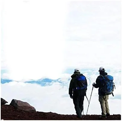 عصای کوهنوردی تاشو، سبک و قابل تنظیم آلیاژی با دسته راحت، مناسب برای مسافرت، پیاده روی، کوهنوردی، کوله گردی و پیاده روی - آبی