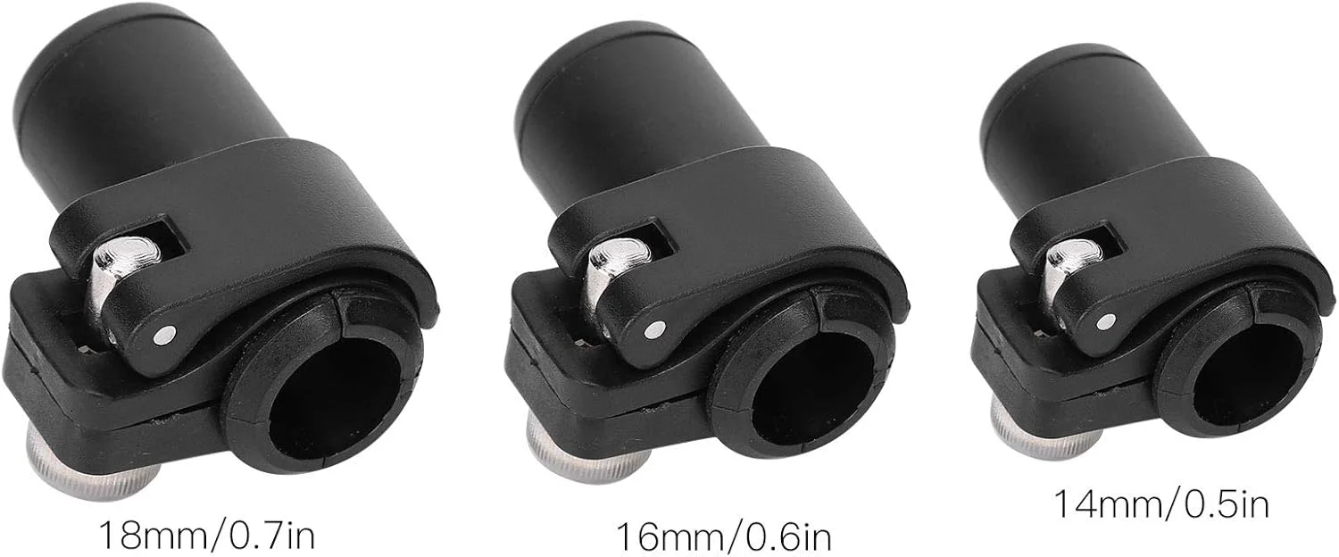 قفل سریع باتوم کوهنوردی، قفل خارجی باتوم عصا، لاستیک مشکی مقاوم در برابر سایش برای لوازم جانبی باتوم کوهنوردی، پیاده روی، کوهنوردی و کوله گردی