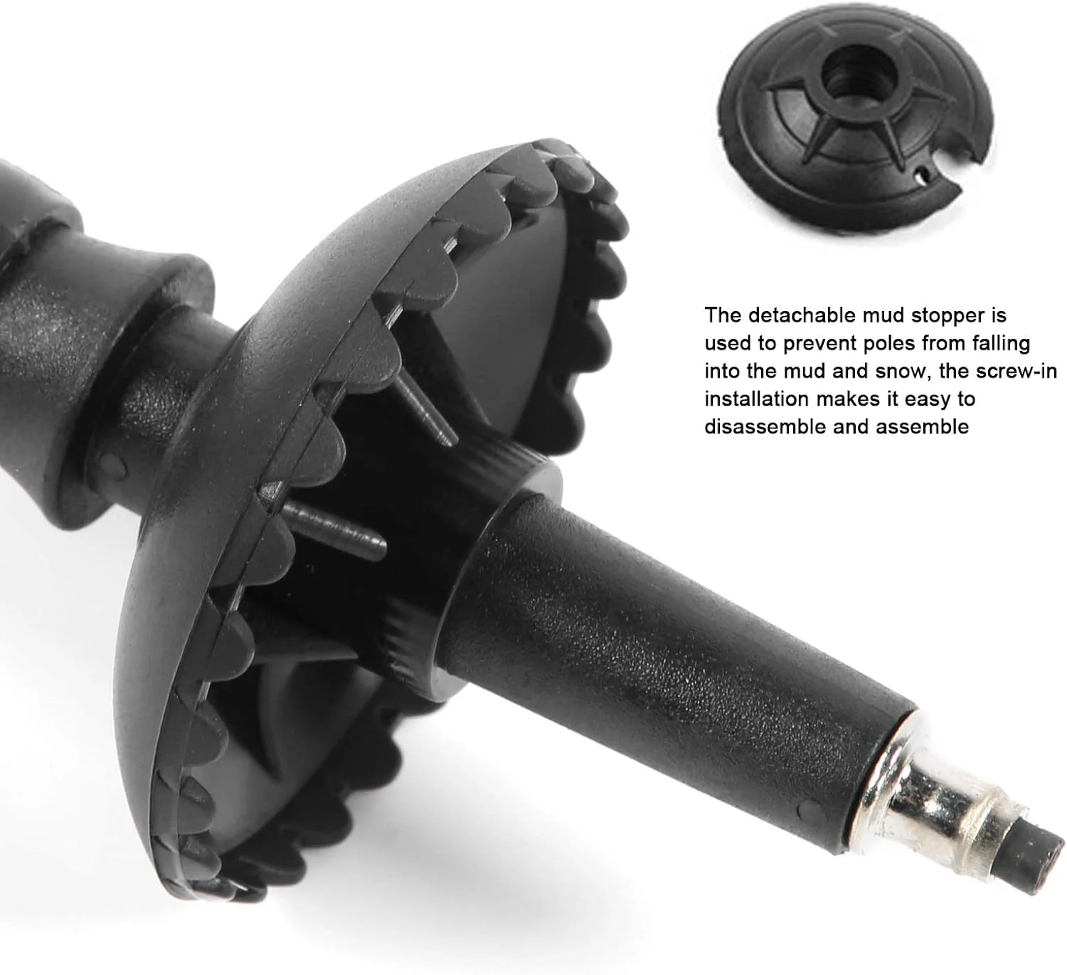 باتوم کوهنوردی، طراحی بند مچی، جذب عرق، آلیاژ آلومینیوم، دسته پلاستیکی، مواد راحت برای کمپینگ در فضای باز، کوهنوردی و پیاده روی