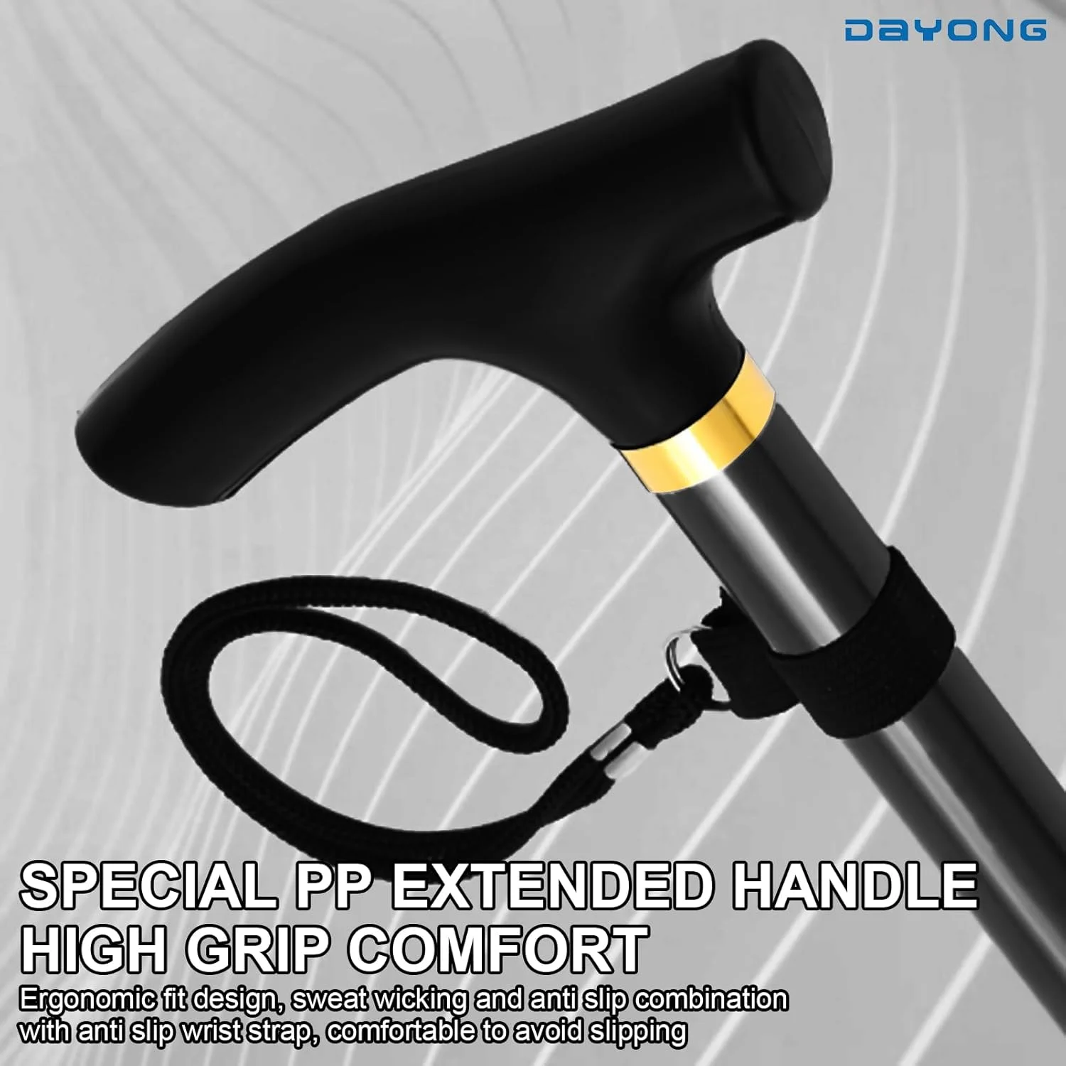 عصای کوهنوردی تاشو DAYONG، عصای پیاده روی آلیاژ آلومینیوم قابل تنظیم، چوب پیاده روی سبک وزن برای کمپینگ، پیاده روی و کوهنوردی. عصای کوهنوردی تاشو DAYONG، عصای پیاده روی آلیاژ آلومینیوم قابل تنظیم، چوب پیاده روی سبک وزن برای کمپینگ، پیاده روی و کوهنوردی.