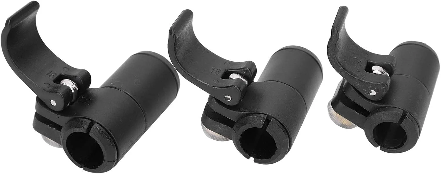 قفل بیرونی باتوم کوهنوردی، قفل سریع باتوم پیاده روی، مشکی مناسب ورزش های فضای باز مانند پیاده روی، کوله گردی، کوهنوردی، صخره نوردی