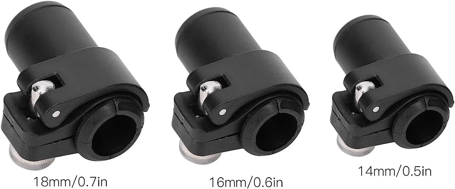 قفل عصای کوهنوردی، قفل خارجی میله عصای کوهنوردی لاستیکی مشکی 18/16/14 میلیمتری، برای پیادهروی، کولهگردی، قدم زدن، کوهنوردی قفل عصای کوهنوردی، قفل خارجی میله عصای کوهنوردی لاستیکی مشکی 18/16/14 میلیمتری، برای پیادهروی، کولهگردی، قدم زدن، کوهنوردی