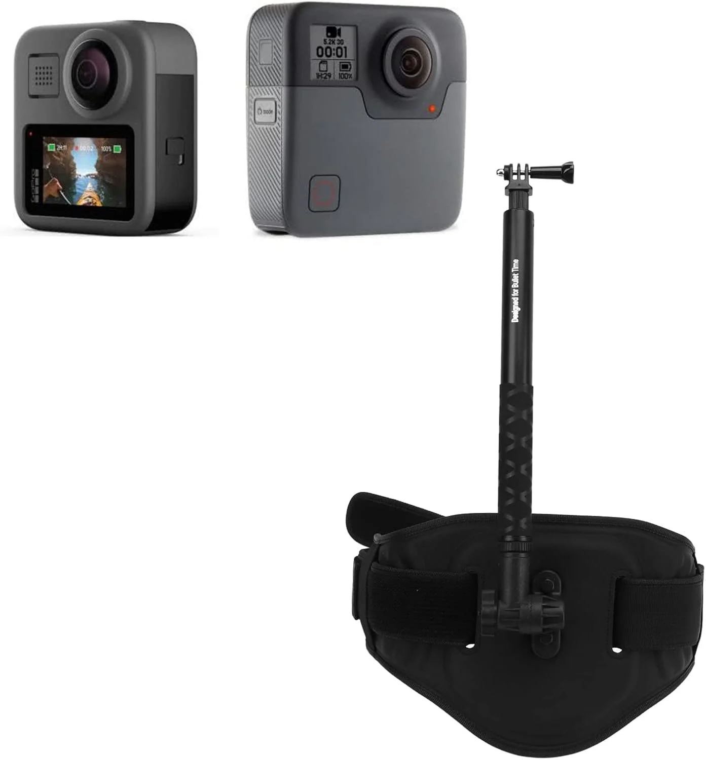 براکت کمربند کمری دوربین برای Hero، نگهدارنده دوربین در فضای باز با میله سلفی، بند کمری پشتی دوربین برای کوهنوردی